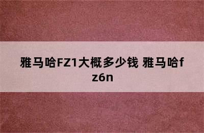 雅马哈FZ1大概多少钱 雅马哈fz6n